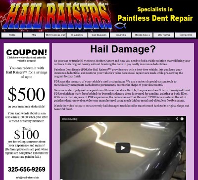 HailRaisers PDR website