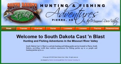 South Dakota Cast 'n Blast website